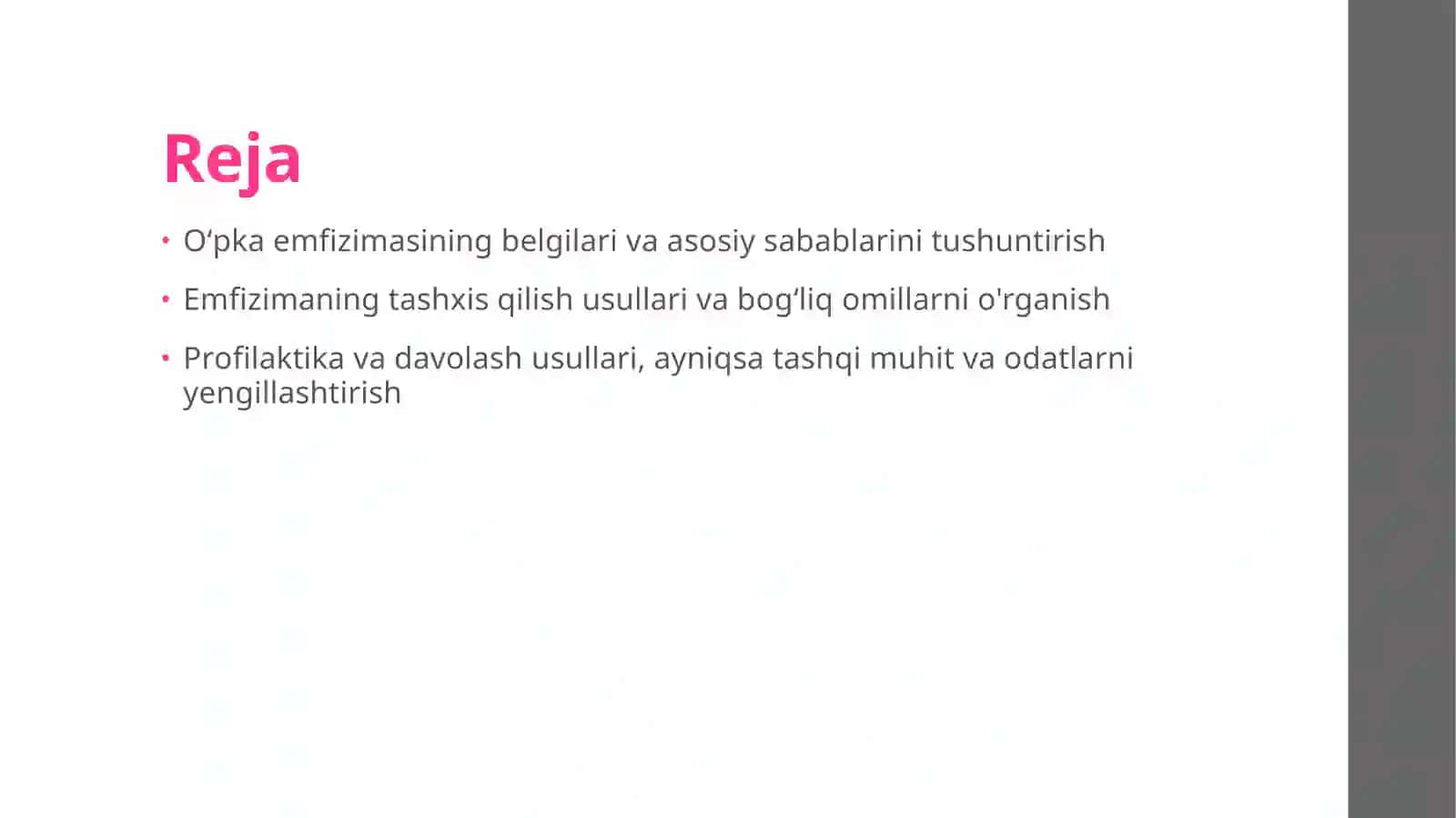 Oʻpka emfizimasi 2
