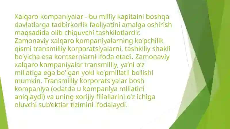 Transmilliy korparatsiyalar 2