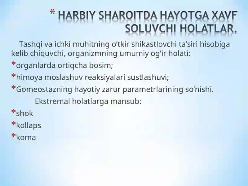 Umumiy og'ir holati 2