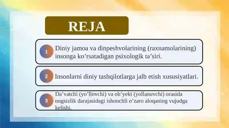 Insonning diniy jamoaga qo’sh'ilishi va uning psixologik tomonlari 2