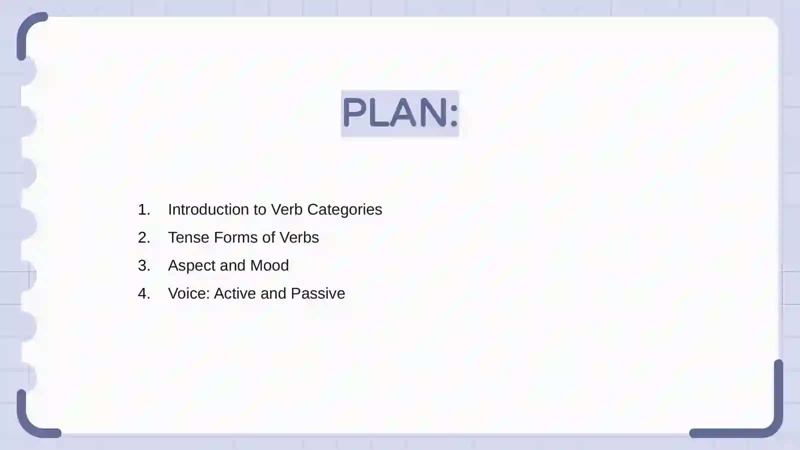 Verb Categories 2
