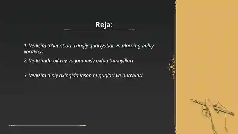 Milliy Dinlar - Vedizim Dini Ta'limotida Diniy Axloqiy Qarashlar 2