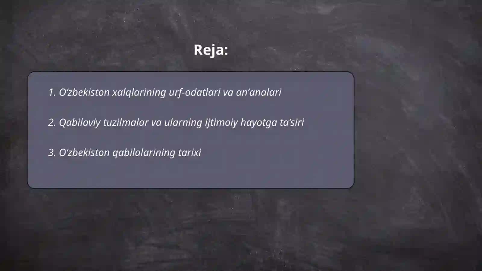 Oʼzbekiston xalqlari urf odatlariga qabilaviy tinlarining taʼsiri 2