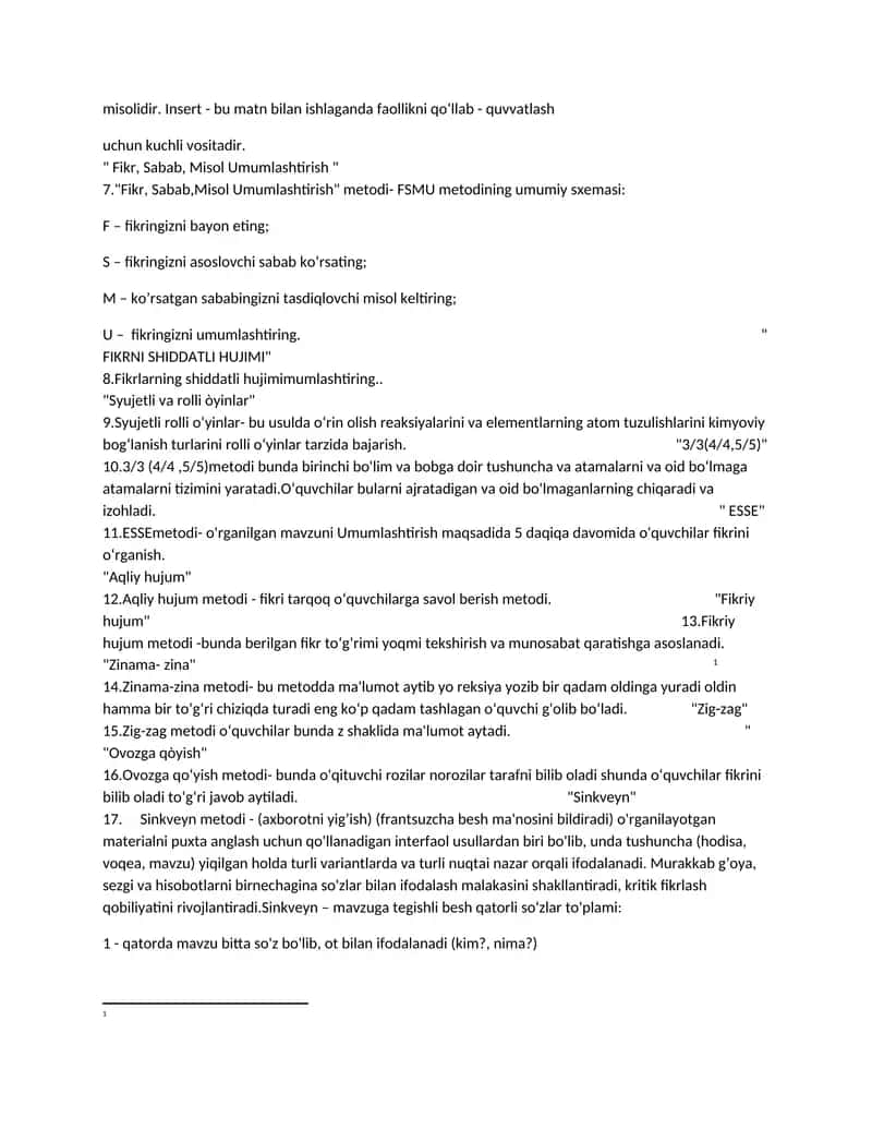 Kimyo òqitish metodika 2