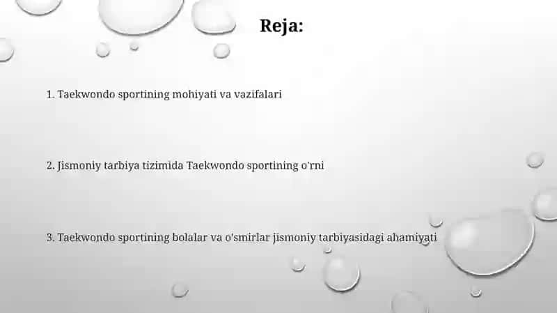 Taekwondo sportining mohiyati, vazifalari va orni 2