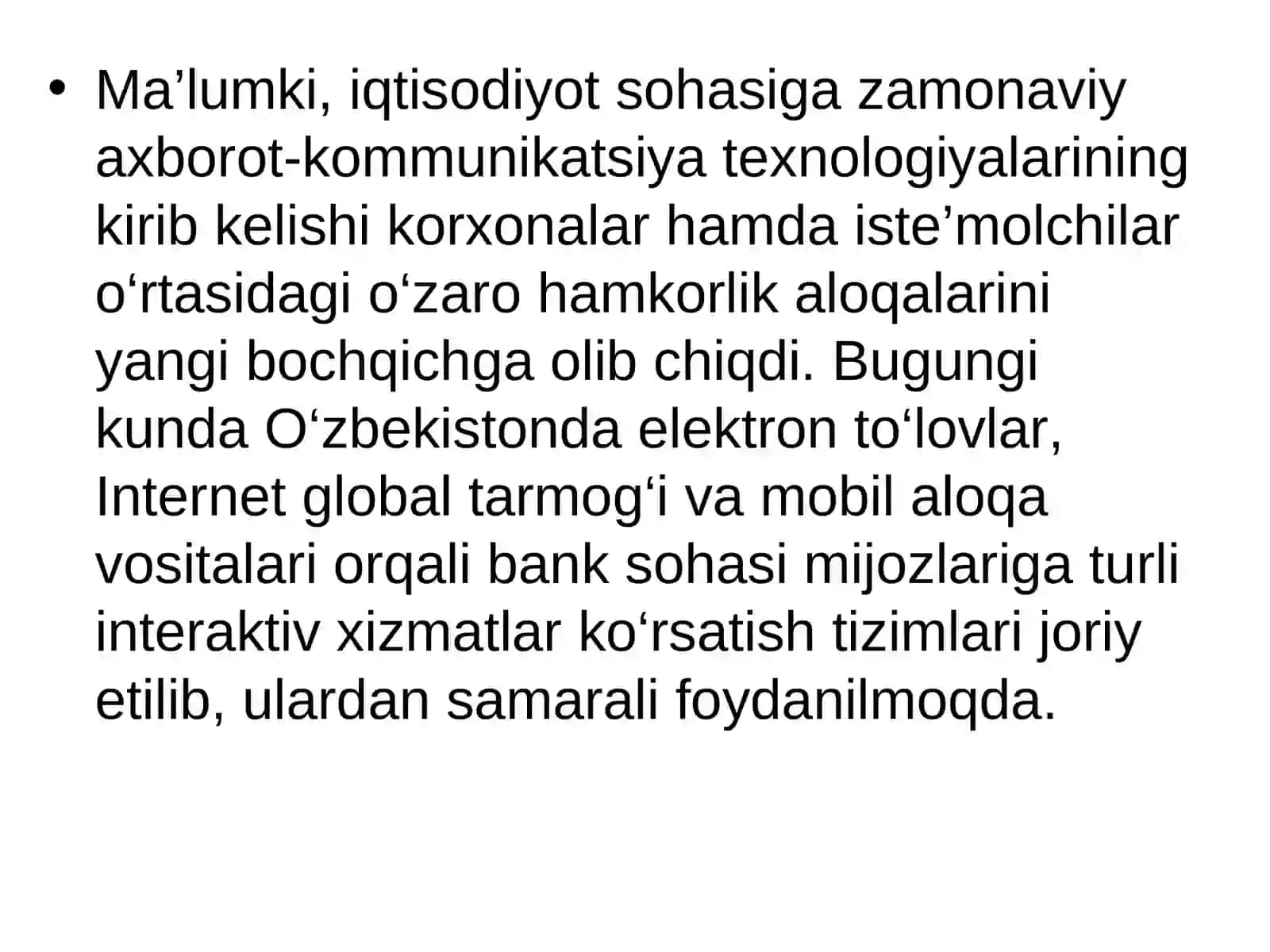 Elektronbiznestijorat texnologiyasi 2
