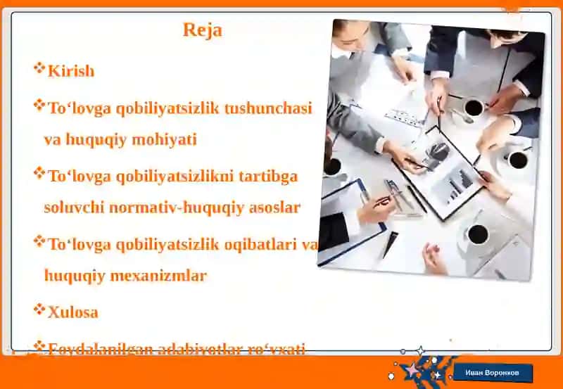 To‘lovgaqobilyatsizlikning huquqiy asoslari 2