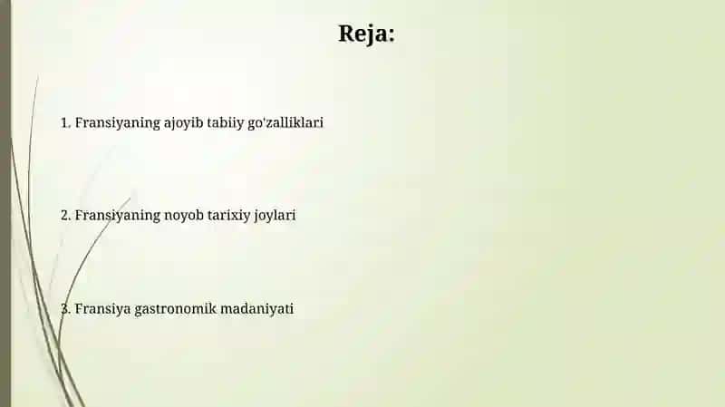 Fransiya turizmining o‘ziga xos jihatlari 2