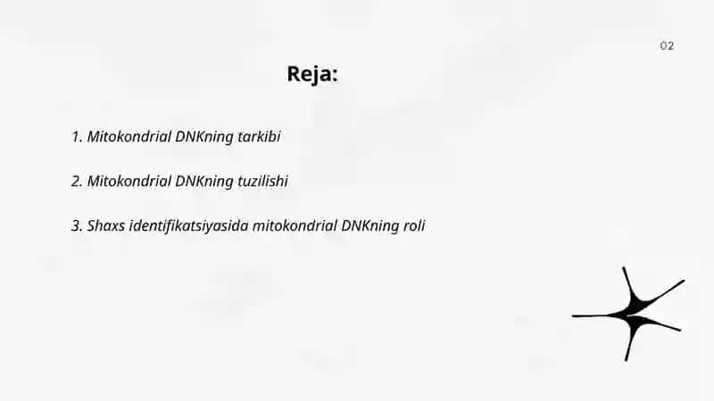 Shaxs identifikatsiyasida mitokondrial DNKning ahamiyati 2