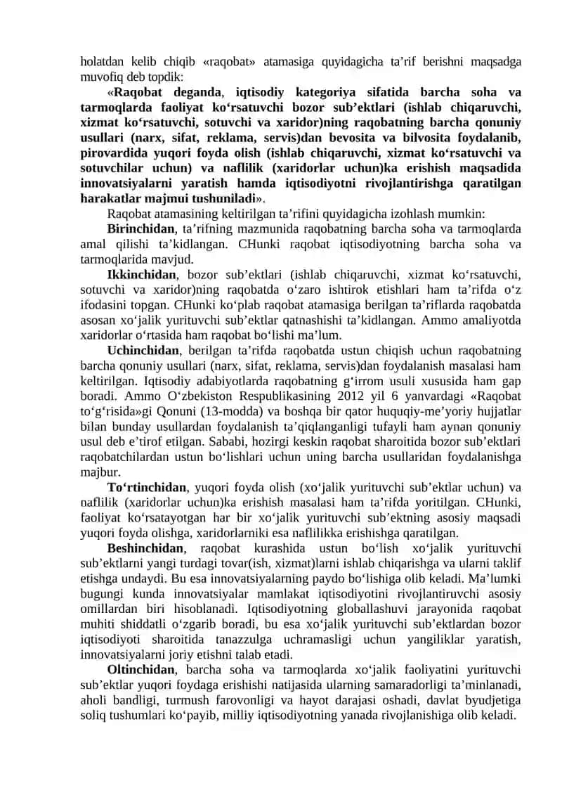 Raqobat va Monopoliya 2