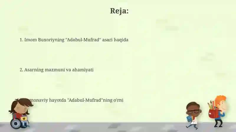 Al adab Al mufradkitobi 2