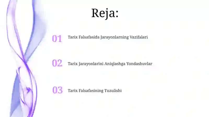 Tarix Falsafasining Tuzilishi, Funksiyalaini va Tarixiy Jarayon Belgilashga oid Yondashuvlar 2
