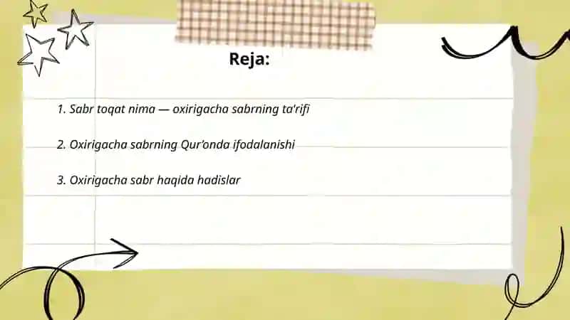 Sabr toqat nima — oxirigacha sabrning ta'rifi 2