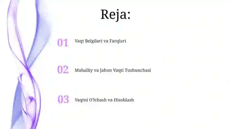 MAHALLIY VA DUNYO VAQTLARI 2