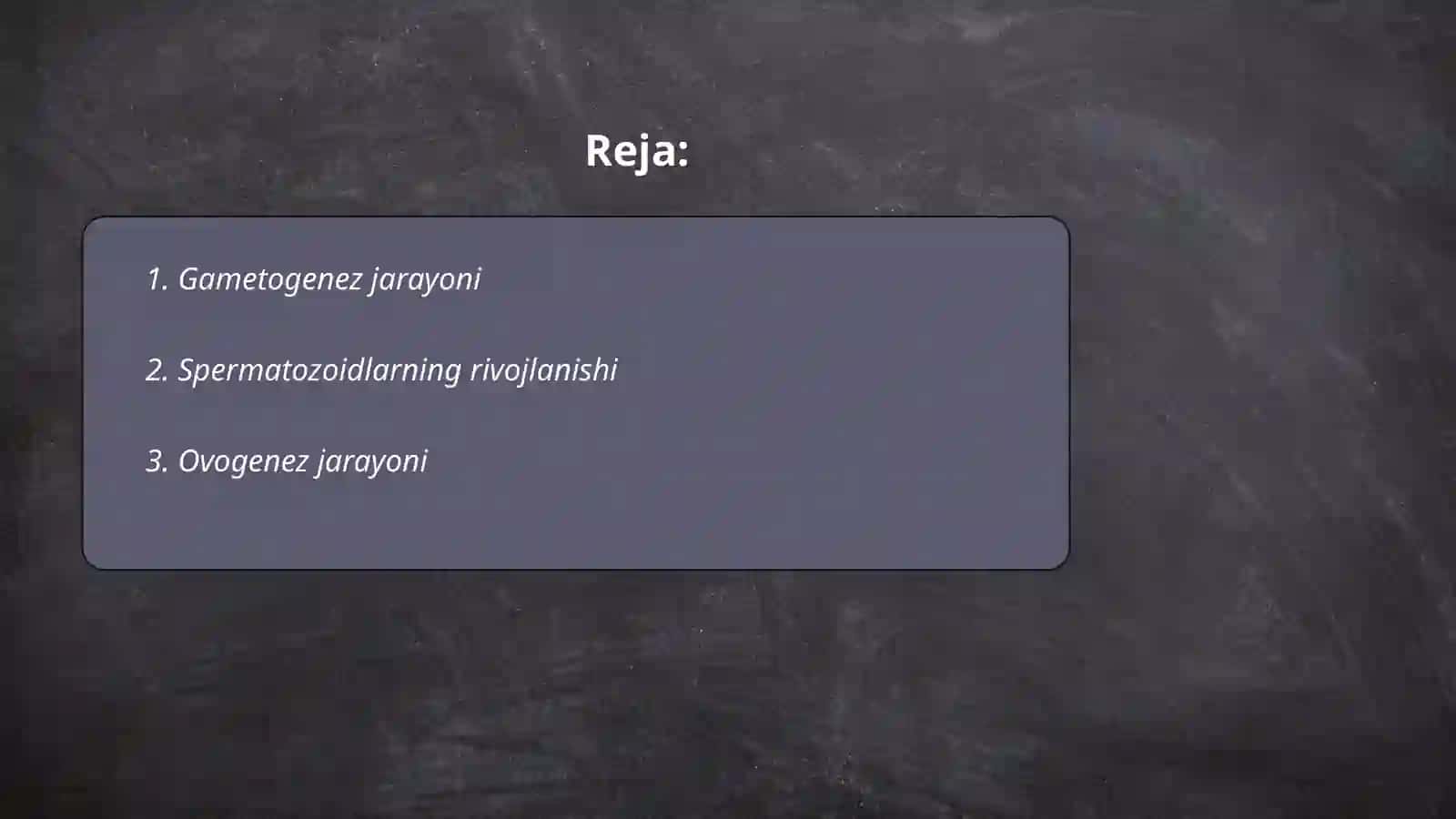 Proembrional rivojlanishning umumiy qonuniyatlari (progenez) 2
