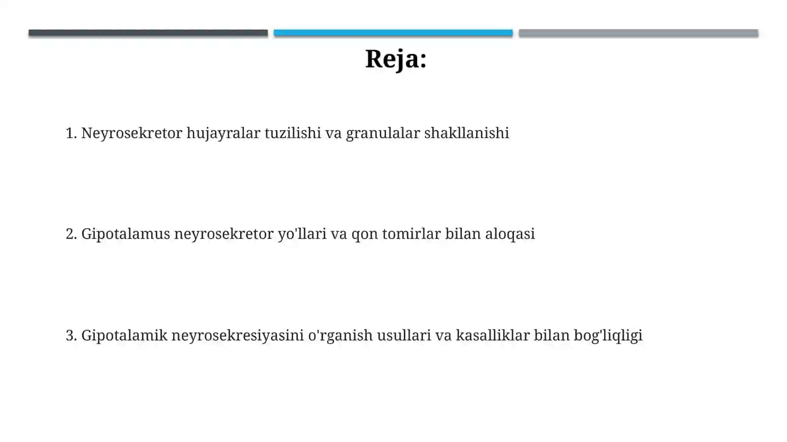 Gipotalamus neyrosekretsiyasining strukturaviy asoslari 2