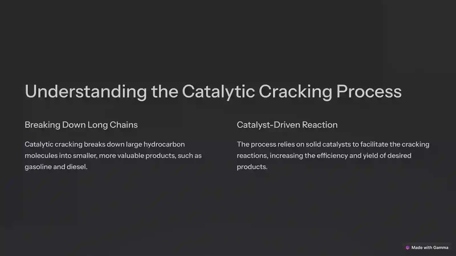 Catalytic Cracking A Comprehensive Overview 2