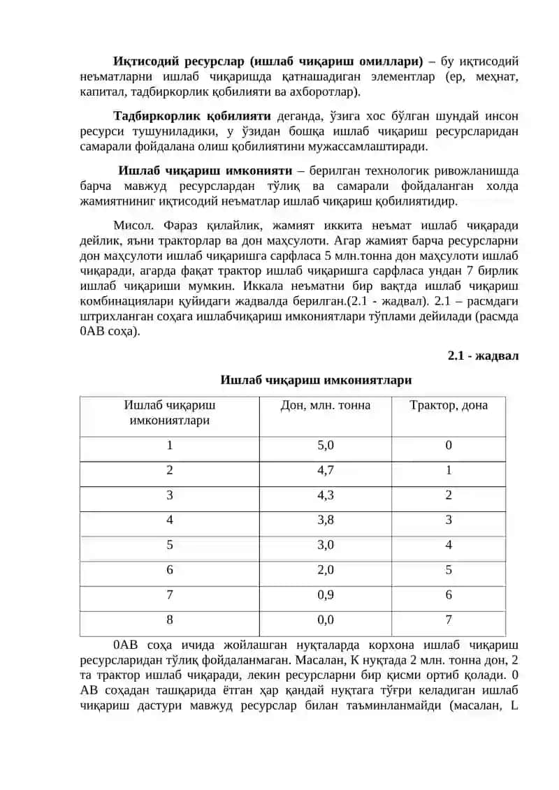 Иқтисодий базис тушунчалар 2