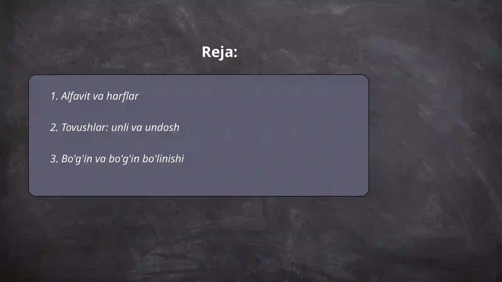 Alfavit va harflar 2