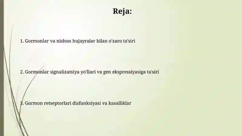 Garmonlarning nishon hujayralarga taʼsir mexanizmi 2