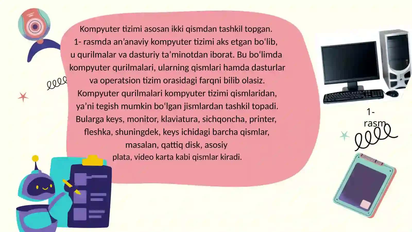 Kompyuter qurilmalari va dasturiy ta`minot 2