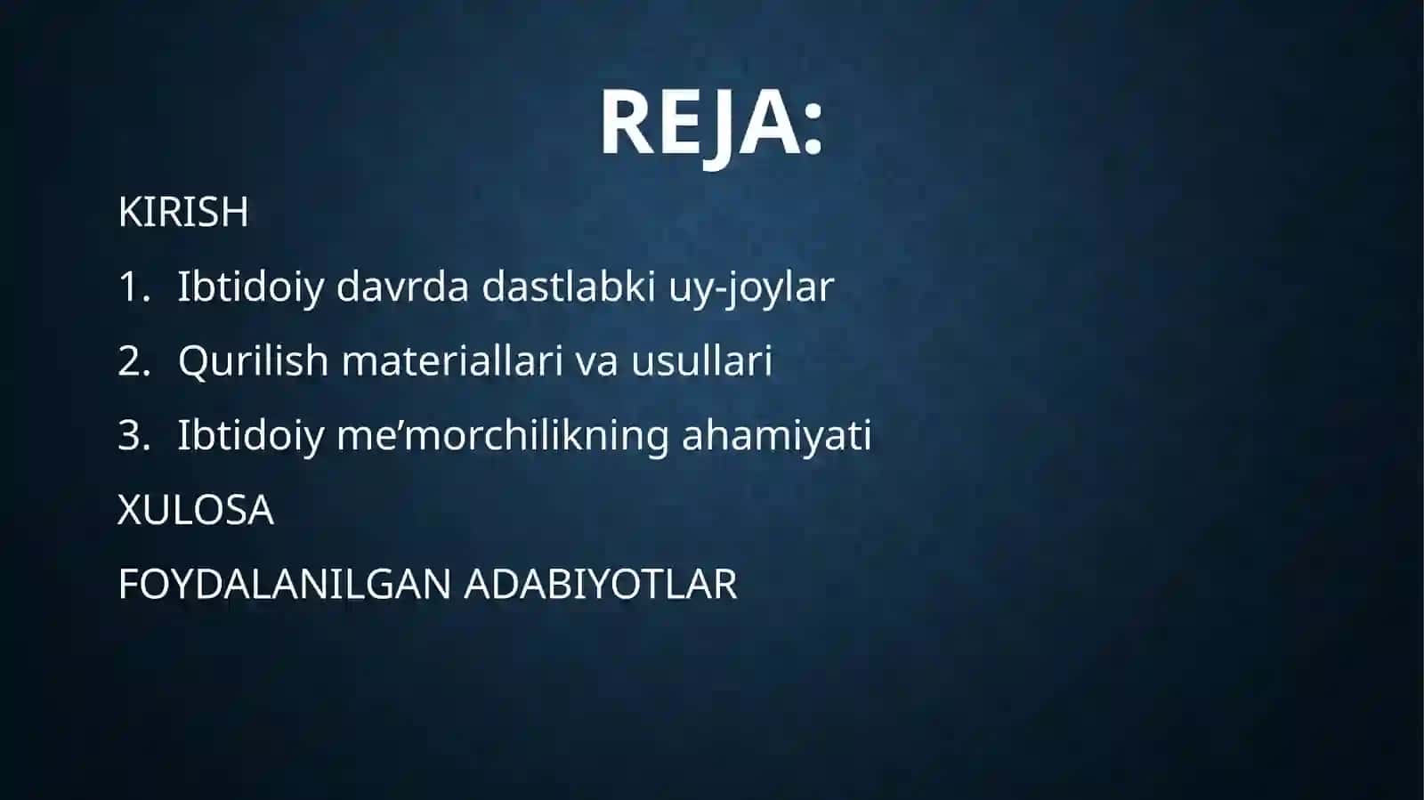 Ibtidoiy jamoadavri me’morchiligi 2