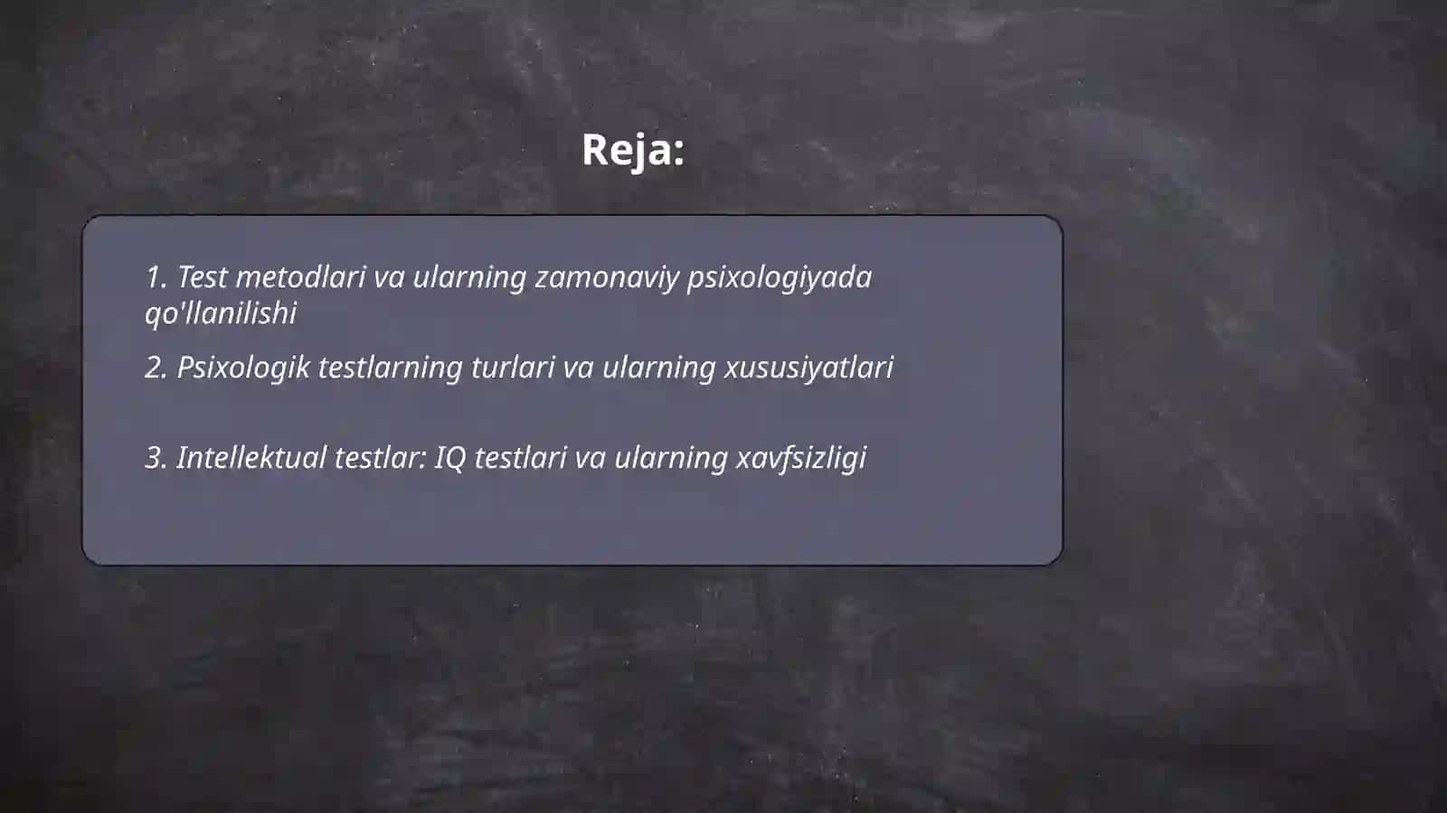 Zamonaviy Psixologiya Tarmoqlarida Tadqiqot Metodlarini Qo’llanishi: Test Metodi 2
