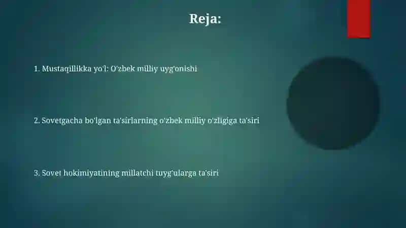 O'zbekistonda Mustaqillik G'oyalarining Tarixiy Asoslari 2