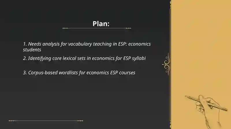 Teaching vocabulary in ESP classrooms (on the sample pf economic studies) 2
