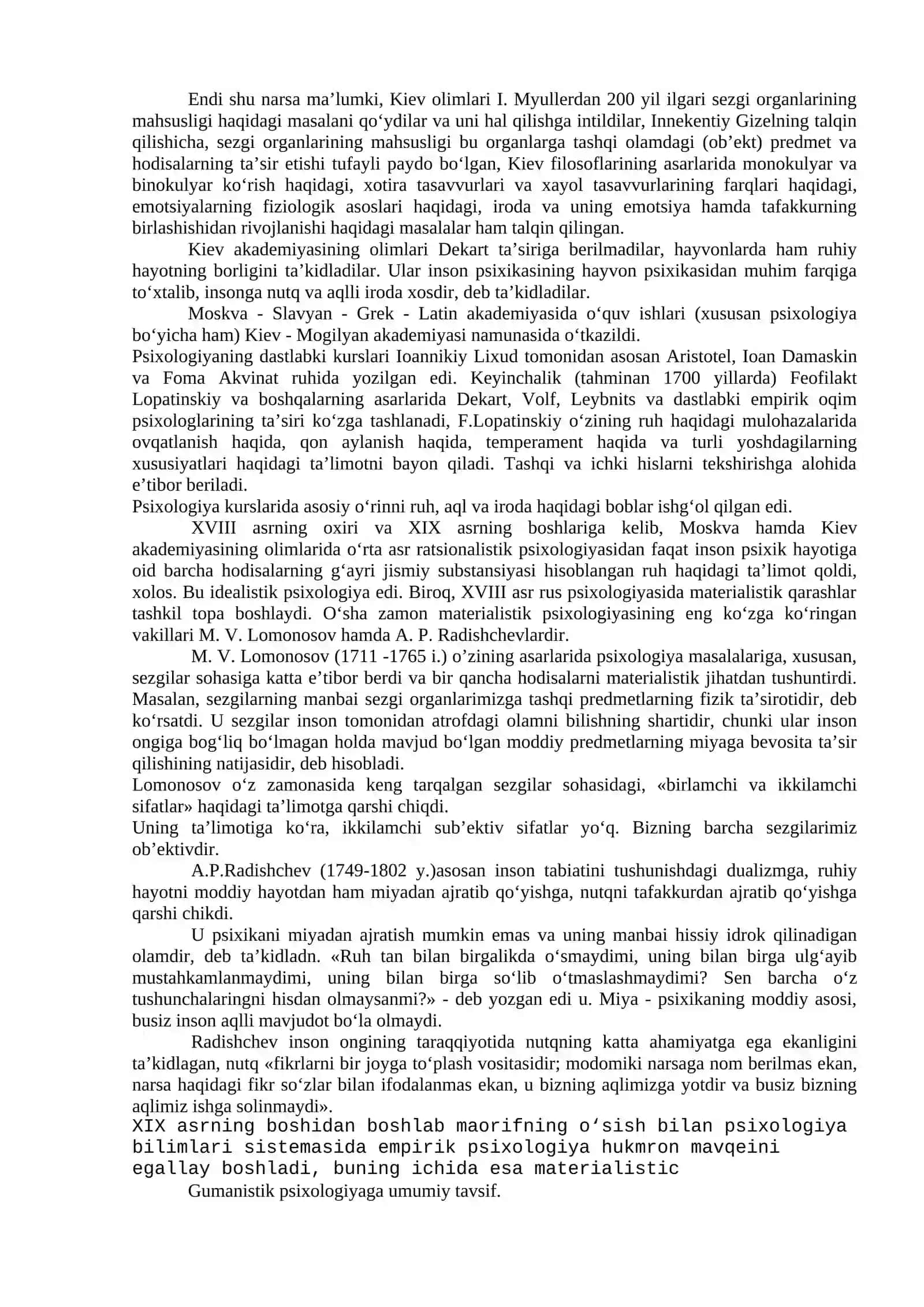 XX ASRNING IKKINCHI YARIMDA PSIXOLOGIYANING YANGI RIVOJLANISH YO’NALISHLARI, GUMANISTIK, GENETIK VA KOGNITIV REJA 2
