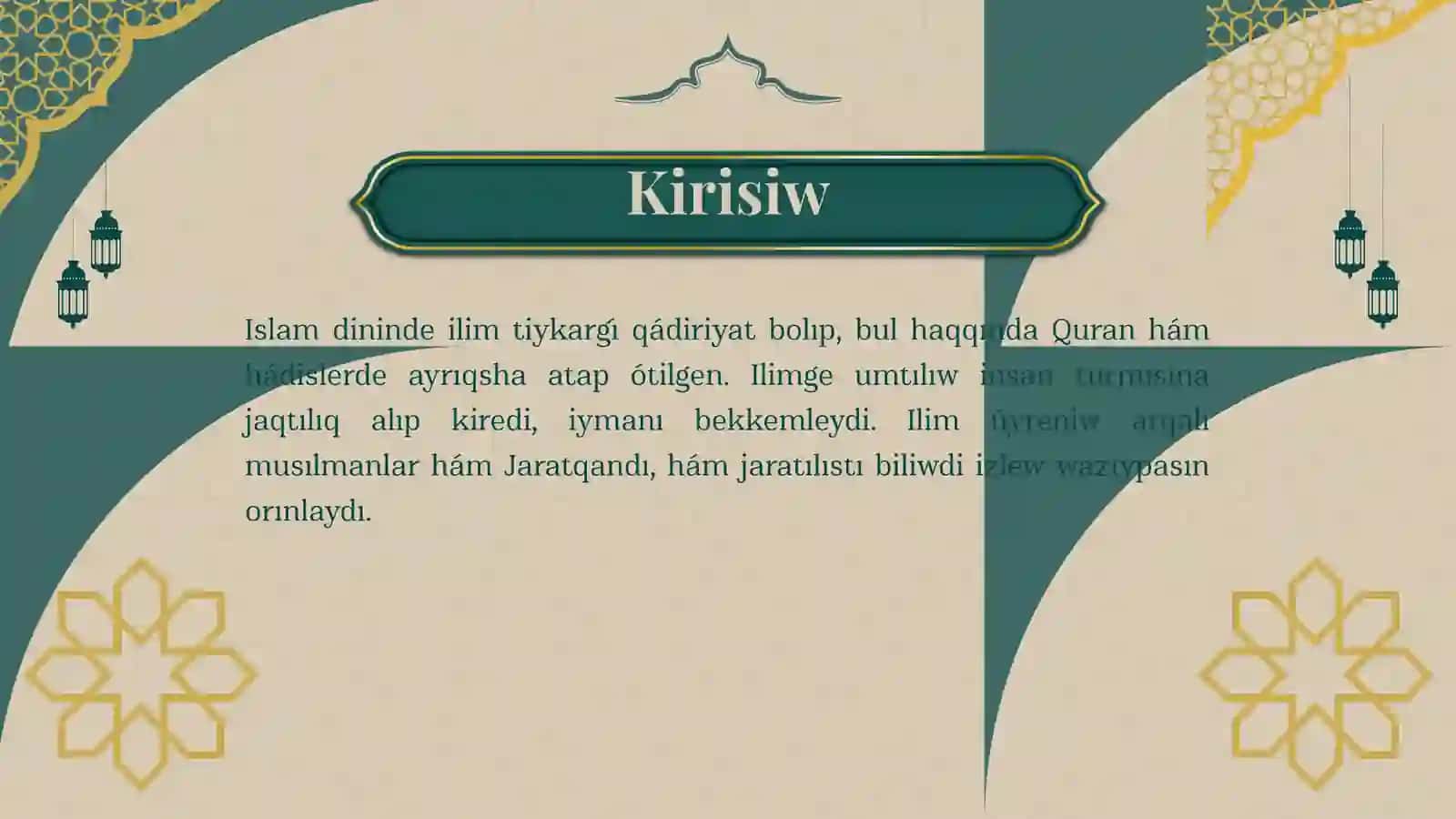 Hadis ilimnıń payda bolıwı hám rawajlanıwı 2