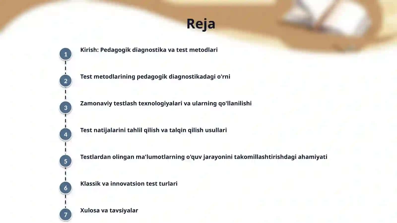 Pedagogik diagnostikada test metodlaridan foydalanish imkoniyatlari 2