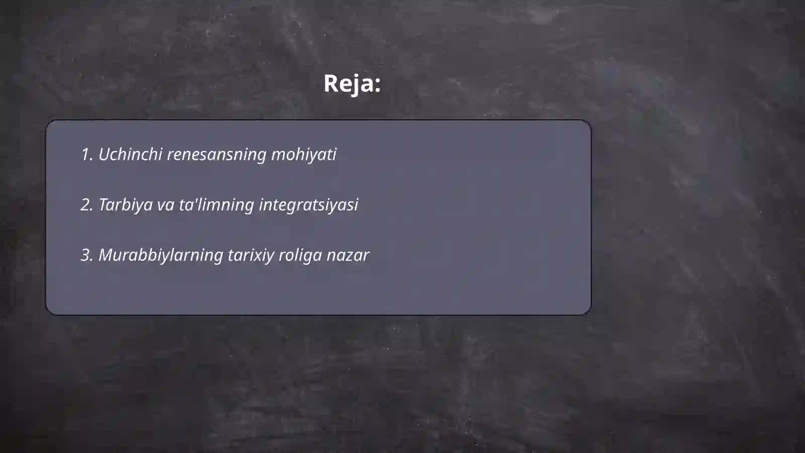 Uchinchi renesans bunyod etishda murabbiy va tarbiyachilarning o'rni 2