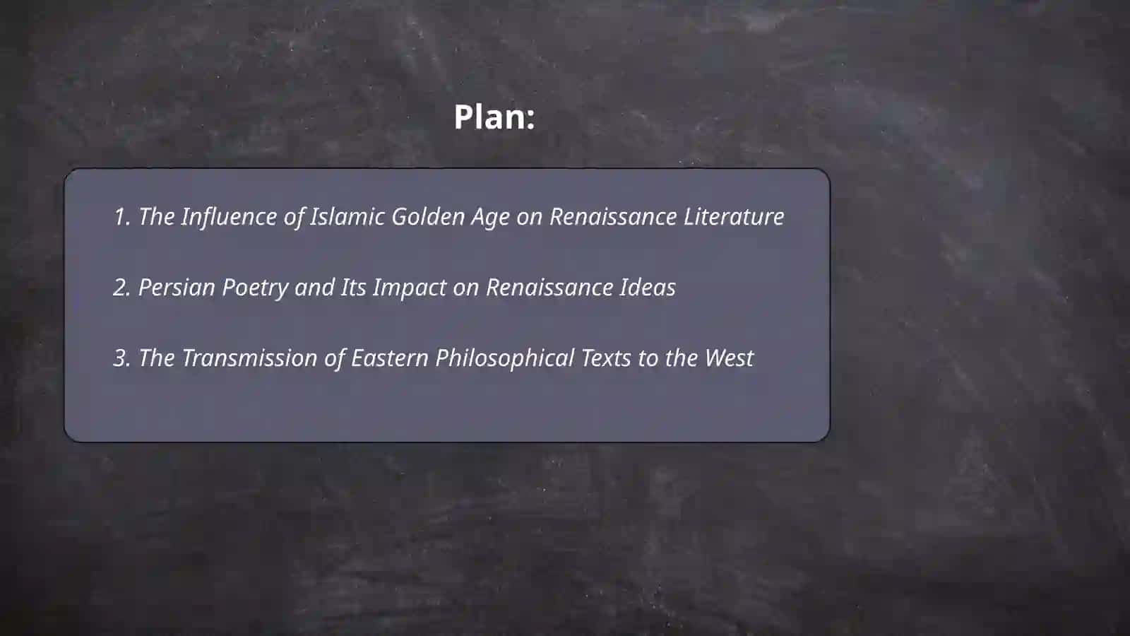 Eastern literature in the Renasissanc 128- guruh Isropulova Nozanin 2