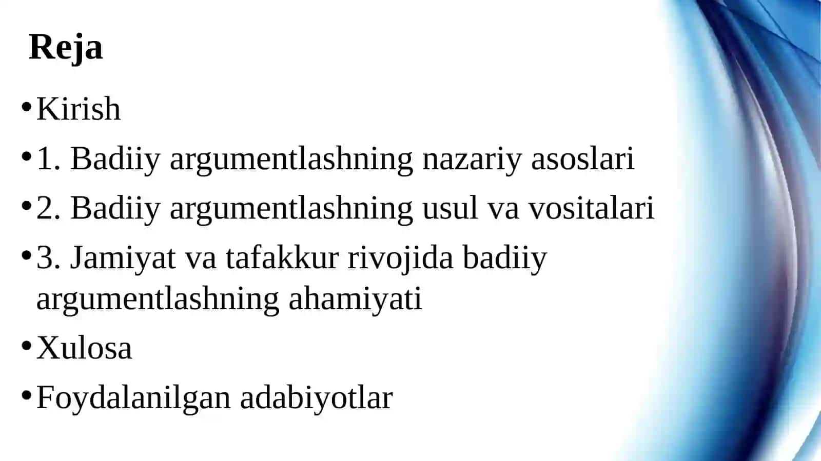 Badiiy argumentlash 2