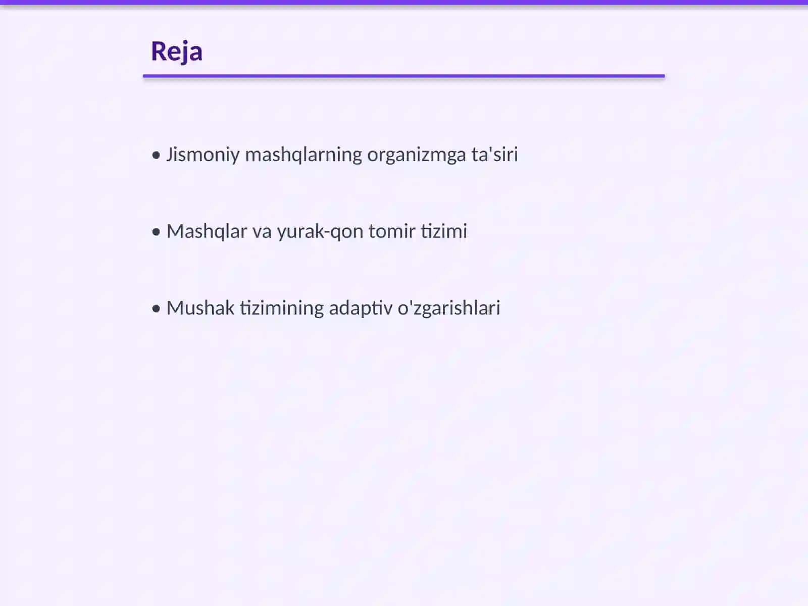 Jismoniy mashqlarning fiziologik tavsifi 2