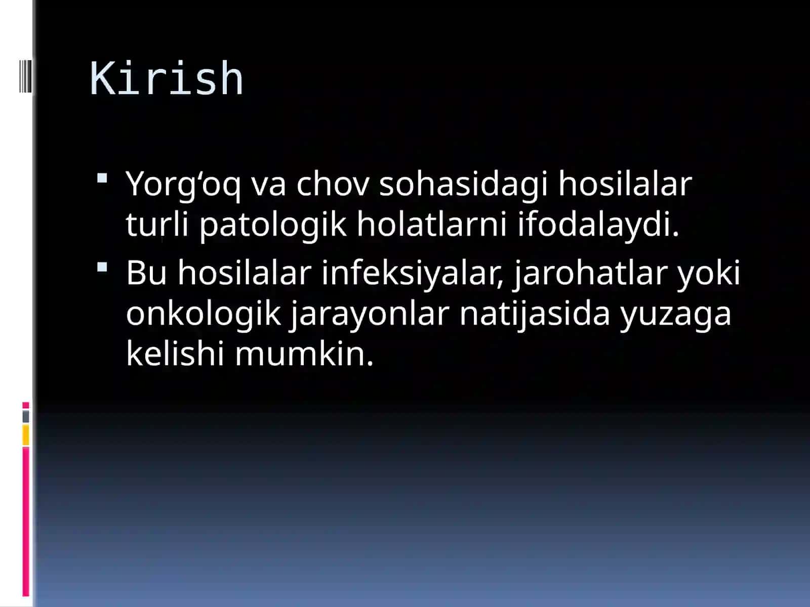 Yorg‘oqdagi va Chov Sohasidagi Hosilalar 2