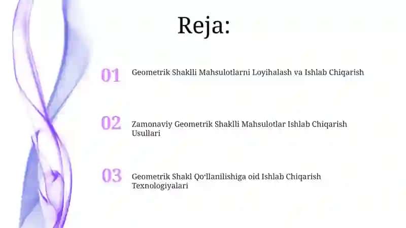 Geometrik shakilli applikatsiyalar tayyorlash texnalogiyasi 2
