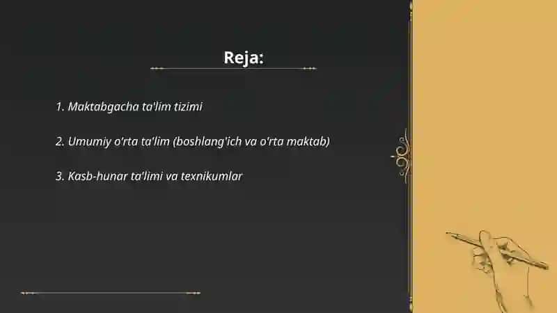 Maktabgacha ta'lim tizimi 2