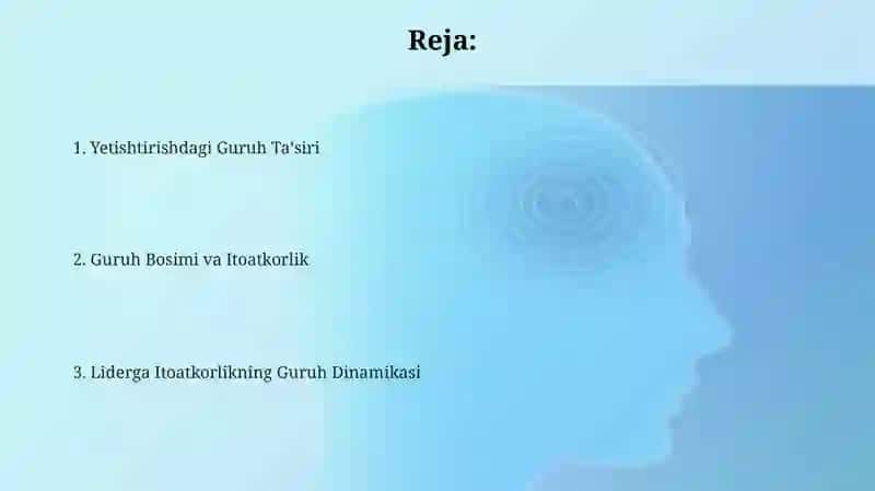 Guruhning obro' va liderlik 2
