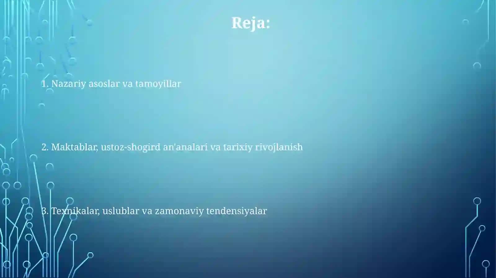 Miniatyurafaniningnazariyasoslari,qonuniyatlari,maktablari,ustoz-shogirdan'analariniyoritish 2