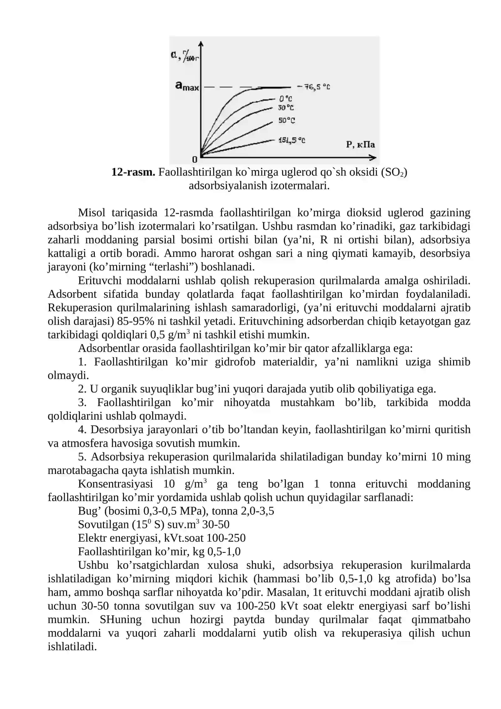 Sorbsiya usuli va uning belgilanishi 2