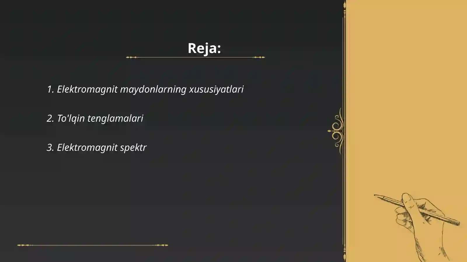 Elektromagnit maydonlar va to’lqinlar asoslari. Modulyatsiya turlari (QAM) 2