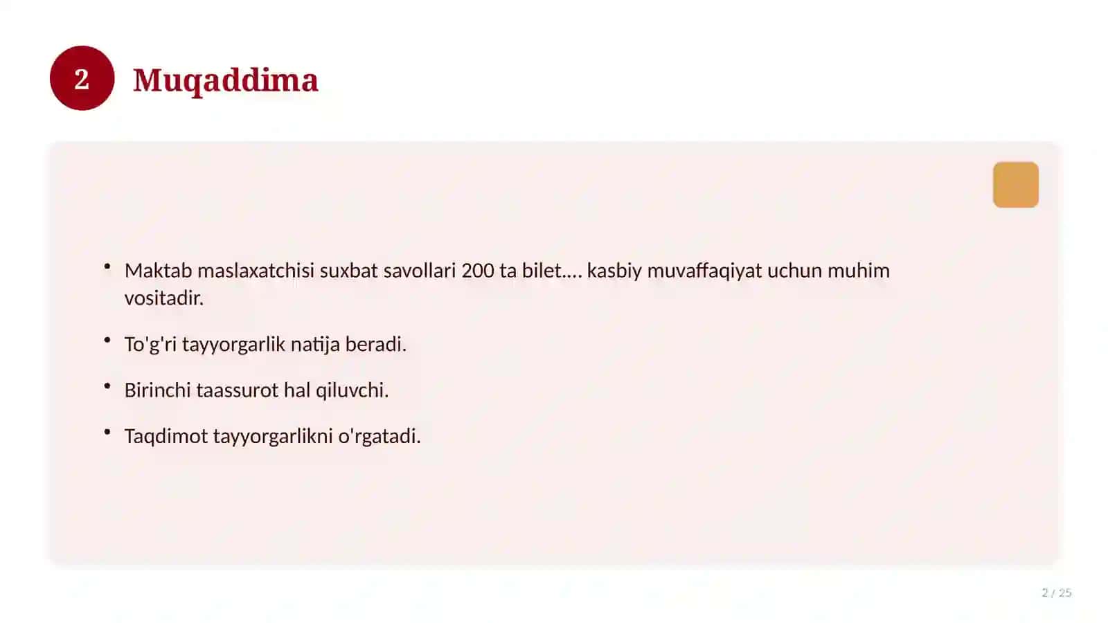 Maktab maslaxatchisi suxbat savollari 200 ta bilet 2