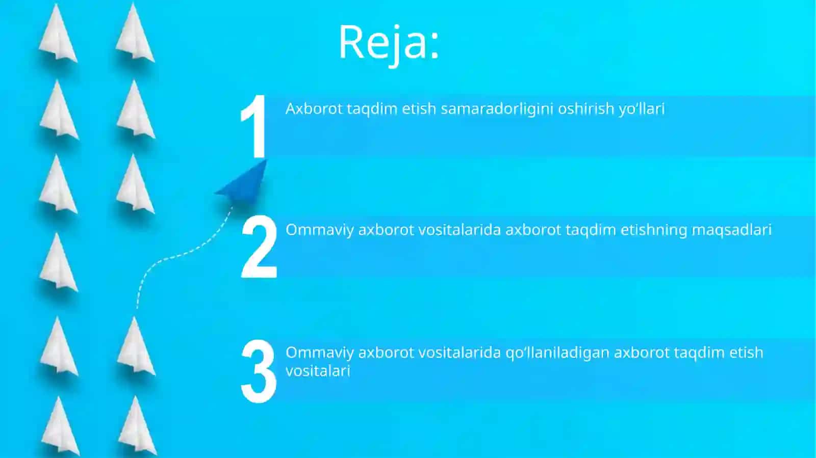 Ommaviy axborot vositalarida axborot taqdimoti: maqsad va vositalari 2