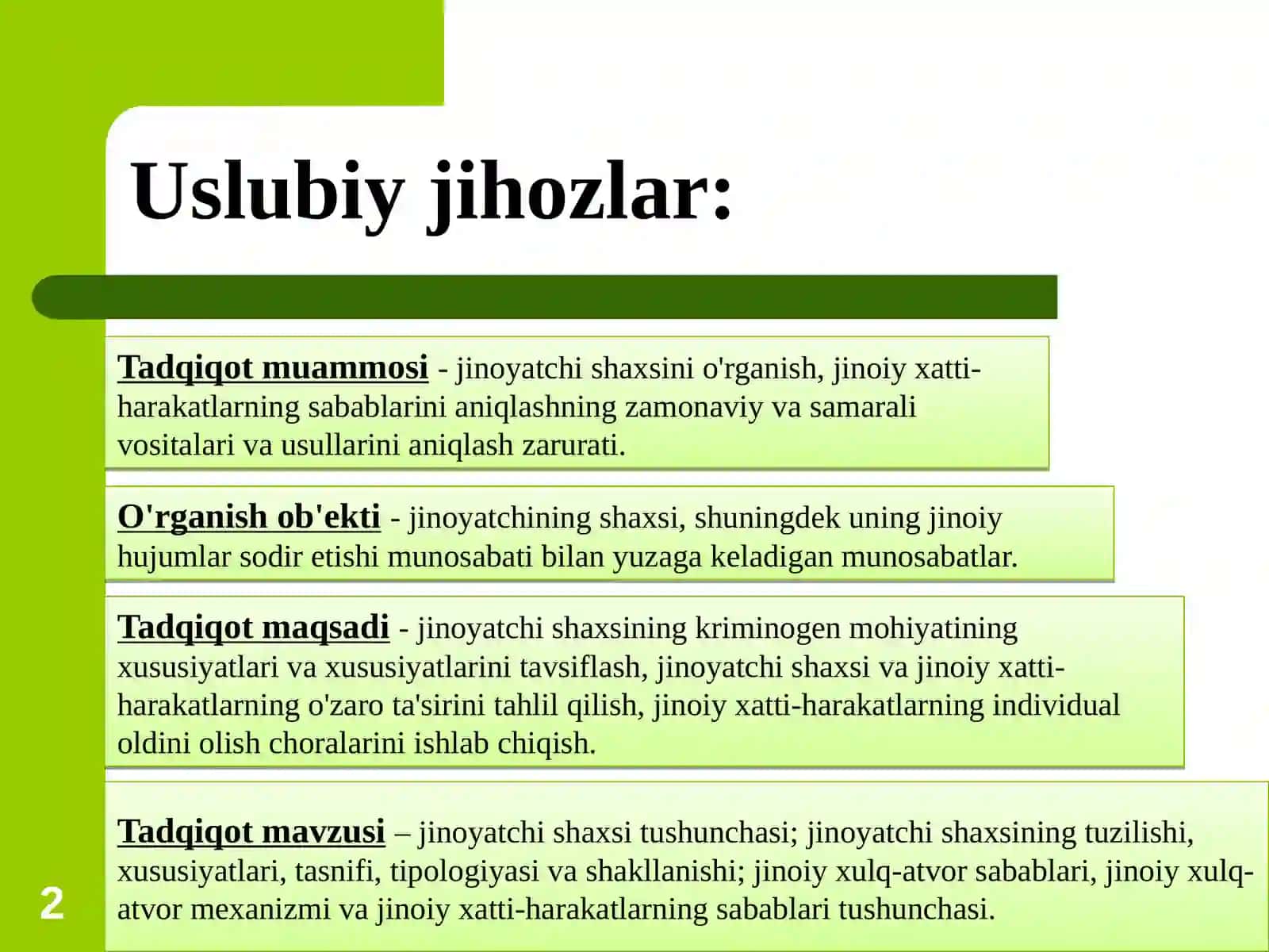 jinoyatni aniqlashning psixologik xususiyatlari 2