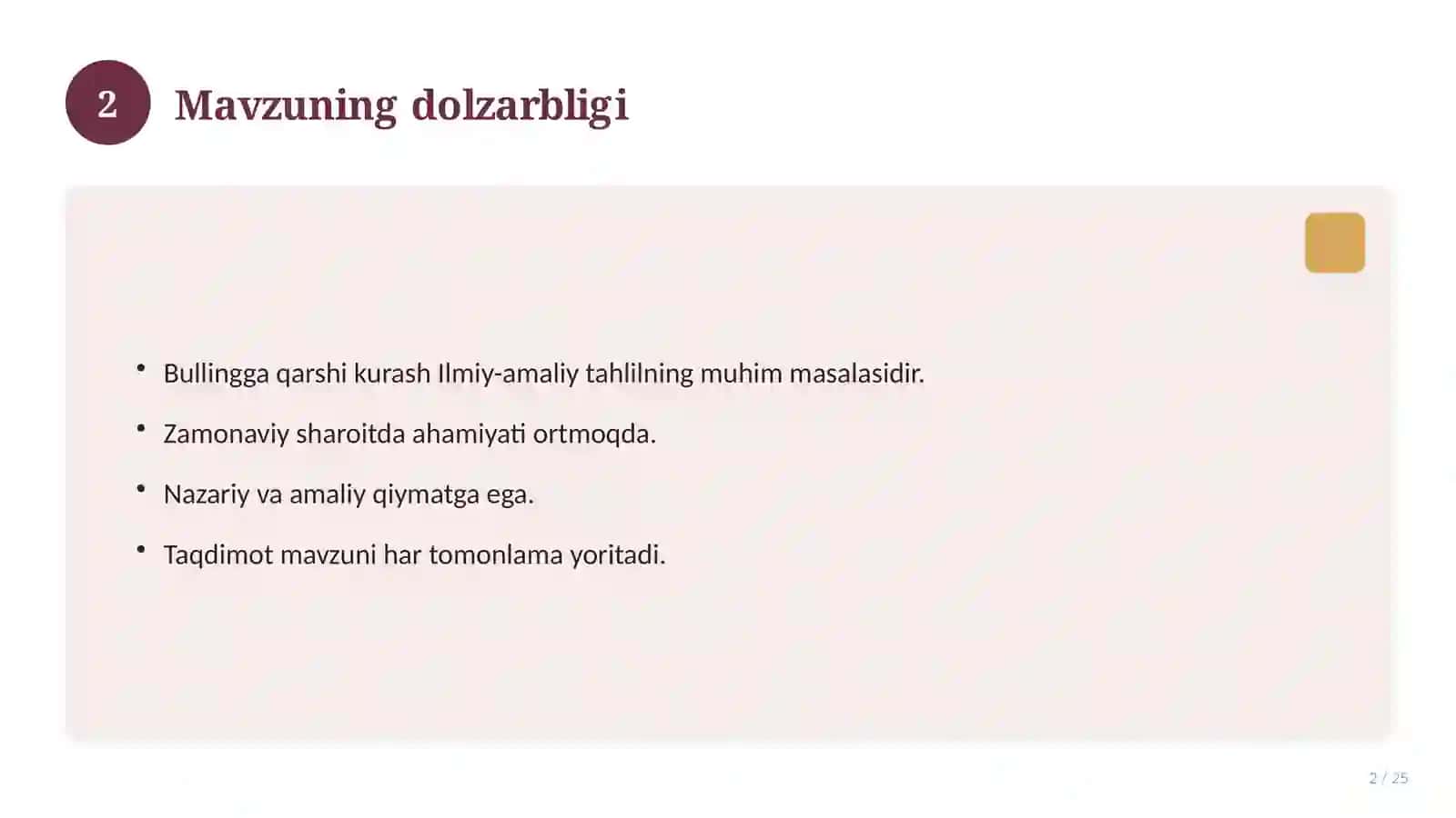 Bullingga qarshi kurash Ilmiy-amaliy tahlil 2