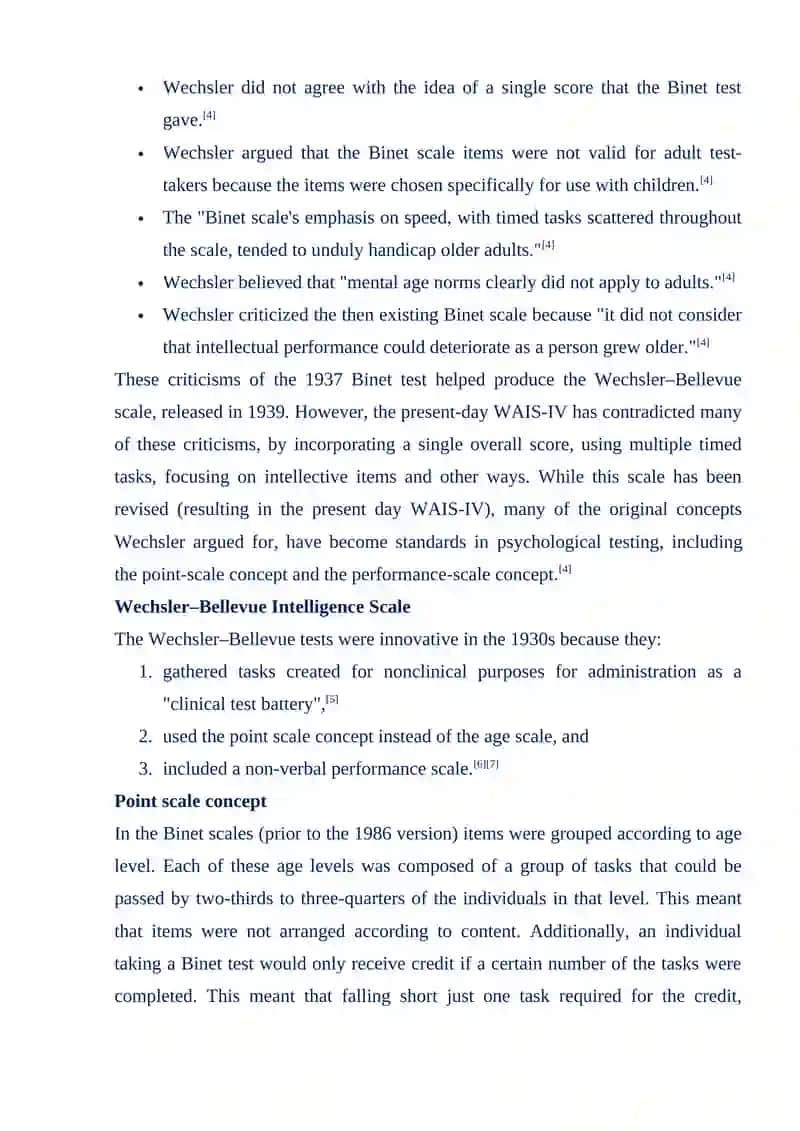 Wechsler Adult Intelligence Scale (WAIS) 2
