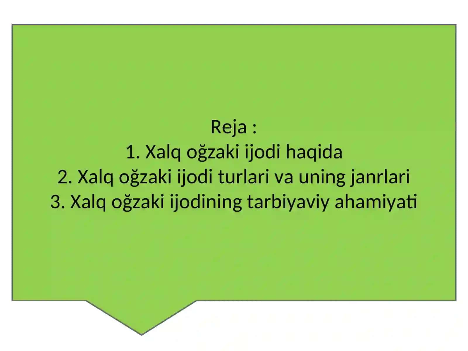 Xalq oğzaki ijodi xalq pedagogikasining muhim manbai sifatida 2