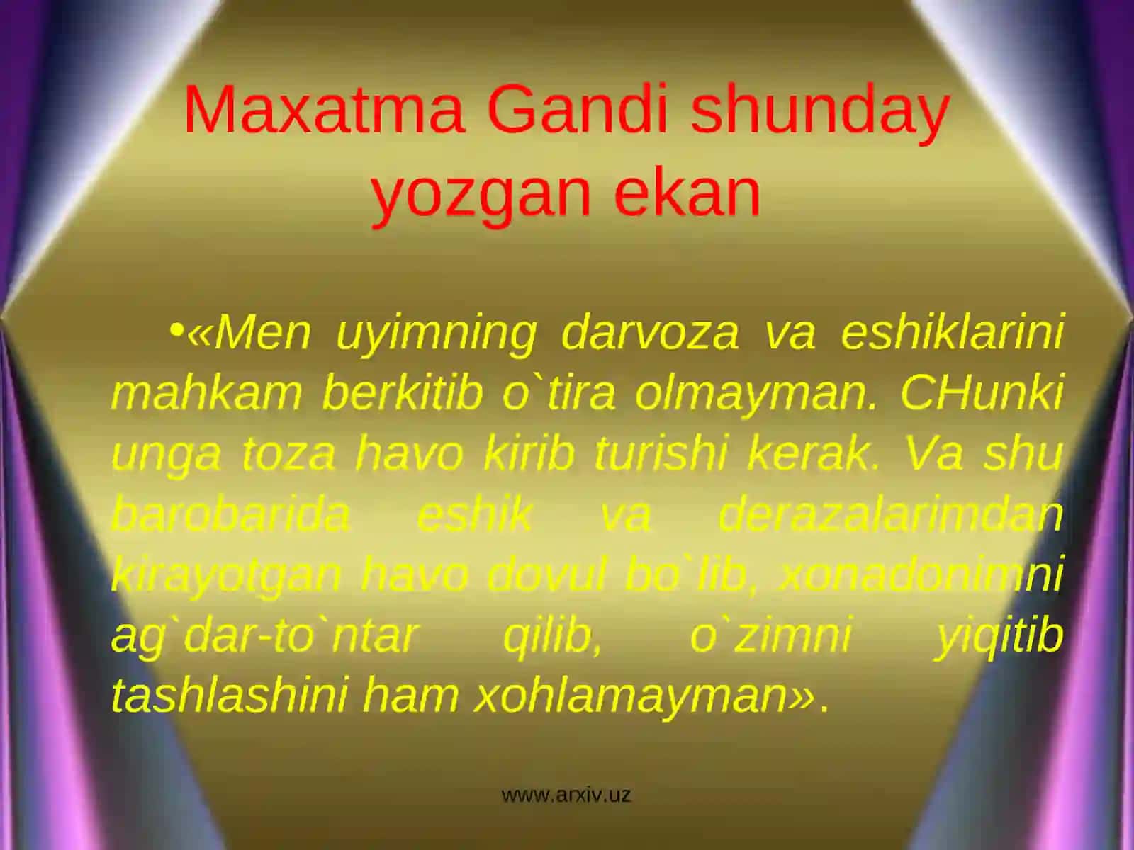 SHAXSGAAXBOROTPSIXOLOGIK TA`SIR KO`RSATISH 2